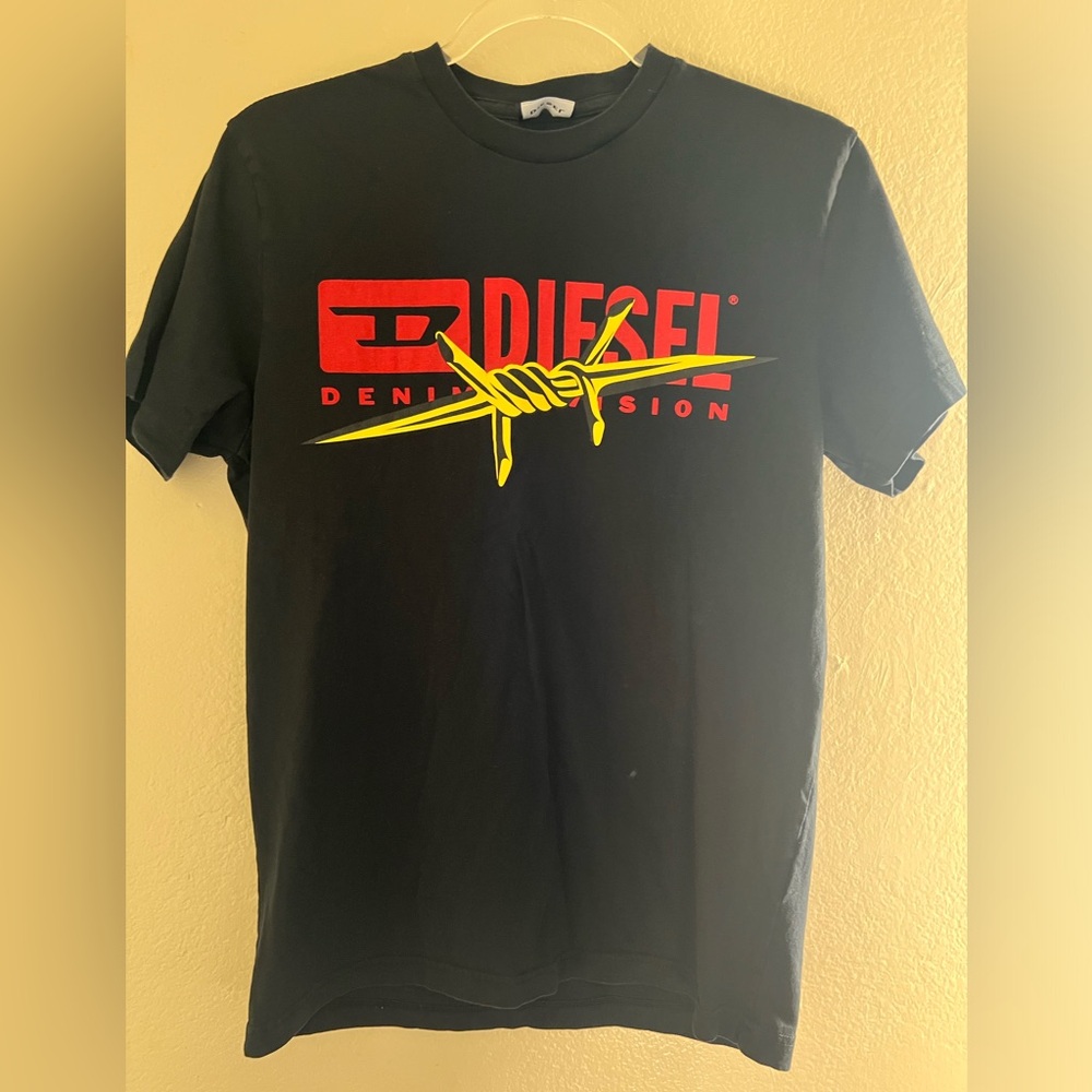Men’s Diesel Graphic Logo T Shirt